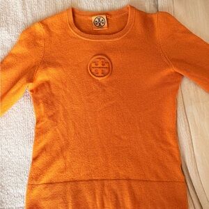 Tory Burch Orange Sweater
